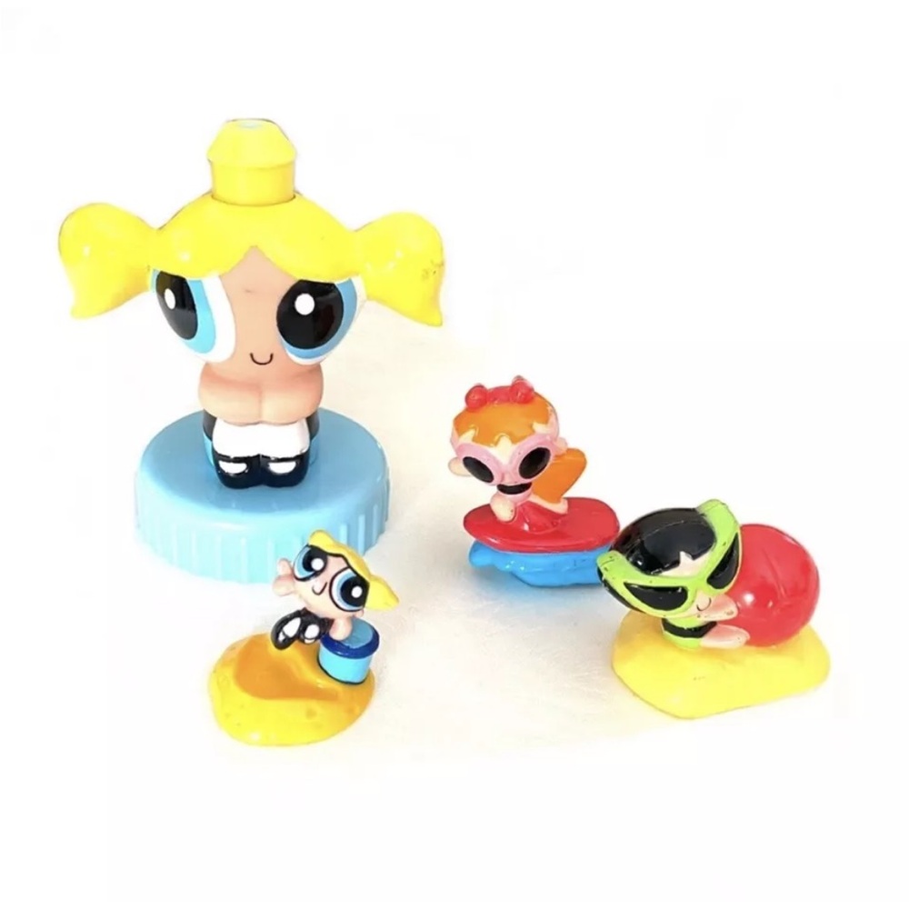 Powerpuff Girls Toys Blossom Bubbles Buttercup Cartoon Action Figures Lot Y2K